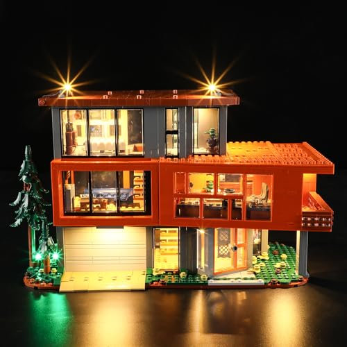 MENZAVA Kit di Illuminazione a LED Compatibile con LEGO 21354 Twilight: la Casa dei Cullen Ideas Modello da Costruire - Set di luci per a LED Il Modello (Non includere Il Modello)