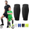 LUKIUP Schienbeinschoner Fußball Herren, XS/S/M/L chienbeinschoner Kinder Erwachsener Fussball, Breathable & Non-Slip Shin Pads Football Geeignet für Erwachsene und Kinder(Schwarz)