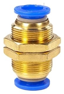 JIEYUZYUO Raccords Pneumatiques Pm, Tubes Rapides Raccords Pneumatiques En Cuivre Pour Tubes Droits de Diamètre Extérieur (4, 6, 8, 10 Mm), Raccords de Tuyau D'Eau À Pousser/Pm4/10Pcs