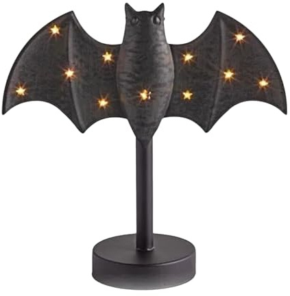 Kixolazr Großer Twinkle -Kerzenständer | -Gothic-Dekoration mit LED-Licht | Innendekoration für saisonale Heimdekoration, Hof, Schreibtisch, Küche, Terrassentisch