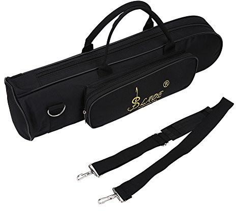 Trumpet Gig Bag, Oxford Verstellbarer Schulterriemen aus weichem Stoff mit Schulterriemen Schwarz
