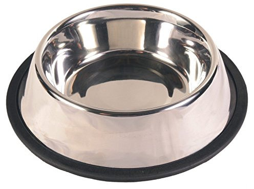 Trixie Stainless Steel Dog Bowl (0.7 L) (Silver)