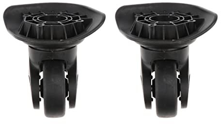 Homyl 2X Universal Ersatz Räder Rollen Lenkrollen für Trolley, Reisetaschen, Gepäck - Typ 1