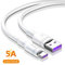 5A Cavo Type C Caricabatterie type C/Fast Charger Per Huawei Mate 9,Huawei P20 Lite/Pro,Honor 10,MacBook,Galaxy S9/S8 e altro (2M)