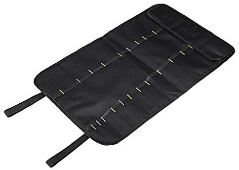 FLAMEER Chef Knife Roll Bag (22 Slots) for Culinary Students & Professional Chefs Tools, Durable Knife Carrier Holder