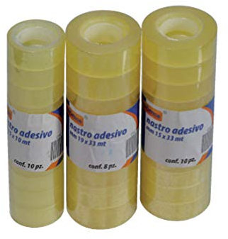 NASTRO ADESIVO 15x33 TORRE 10 PZ Nikoffice