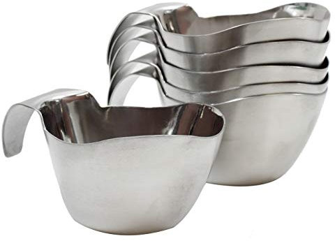 12 oz Stackable Gravy Boat, Stainless Steel
