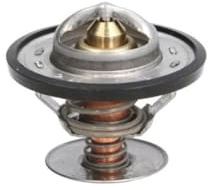 THERMOTEC D2G001TT Thermostat Kühlmittel Kühlwasserthermostat mit Dichtung 87°C Kompatibel mit VW Golf 4 Schrägheck 1J1 056121113D SE021032221B