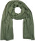 styleBREAKER weicher Stola Schal in Unifarben mit Fransen, Tuch, Unisex 01017070, Farbe:Grün