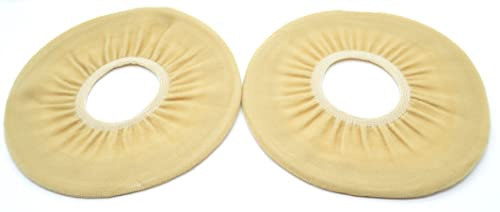 2 x Cream Yellow Toilet Seat Covers Soft Elastic Stretchable Washable Wire Shape