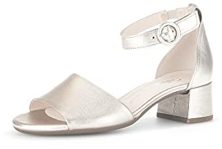 Gabor Damen Sandaletten, Frauen Sandalen,Moderate Mehrweite (G),Freizeitschuhe,offene Schuhe,Strandschuhe,elegant,Puder (LDS),41 EU / 7.5 UK