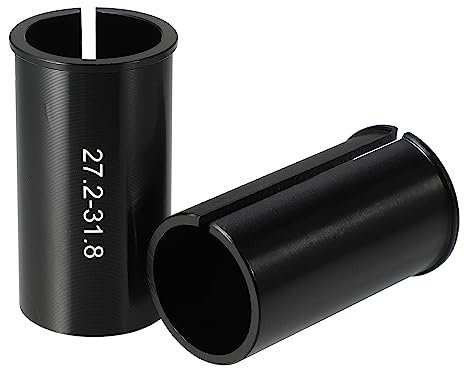 QUARKZMAN 2 Stück Fahrrad Sattel Stützen Rohradapter Reduzierhülse 27.2mm auf 31.8mm