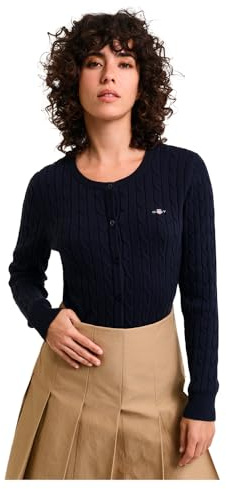 GANT Stretch Cotton Cable Cardigan