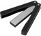 Yosoo Health Gear Knife Sharpener, Diamond, Black, Portable Folding, Double Sided, Anti-Slip, Ergonomic Design