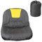 Housse de siège pour tondeuse à gazon autoportée Housse de siège de tracteur universelle Housse de siège de tracteur-tondeuse avec sac de rangement Housse de siège de tracteur de remplacement