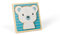 Bigjigs Toys Polar Bear Chunky Puzzle - 4 Piece Wooden Animal Jigsaw with Tray, Fun Educational Shape Puzzles, Baby & Toddler Montessori Toy, Sustainably Made Gifts For 10 Months Old +