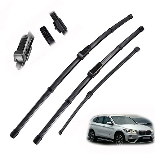 Scheibenwischerblätter-Set, für BMW X1 F48 Scheibenwischer vorne und hinten 2015 2016 2017 2018 2019 2020
