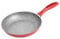 Oliver Voltz Poêle De Cuisson, Revêtement En Marbre, Sans PFOA, Induction, Passe Au Lave-Vaisselle, Épaisseur 4 Mm, Rouge (24 cm)