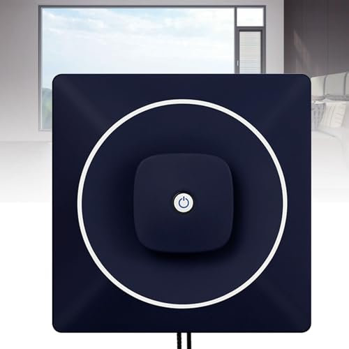 Hydravex Robot limpiacristales, limpiacristales Inteligente con pulverizador automático de Agua, Robot limpiacristales con Control Remoto para Ventanas, Azulejos y Puertas de Cristal, Control Remoto