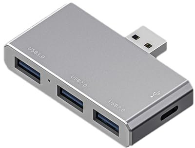 Docking Station Double Monitor,TYPE-C 4-in-1 Laptop Docking Station | Portable Multifunctional USB C Double Monitor For -Computer, Phone