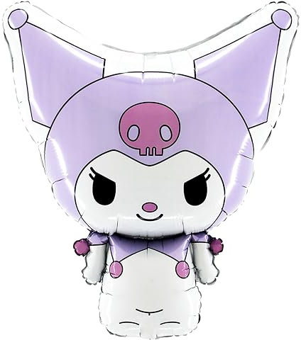 Toyland® 56 cm (22 Zoll) Folienballon in Form einer Kuromi-Figur von Hello Kitty – Partyballons für Kinder