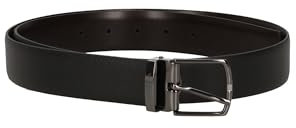 VALENTINO, LITECH (VCP8BJ04), CINTURE IN PELLE, BELT, NERO/MORO (Uomo)