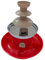Giuneuow Juego de Mini Fondue con Fuente de Chocolate con Bandeja para Servir Incluida, MáQuina EléCtrica de 3 Niveles con Base de Caliente. Enchufe Europeo