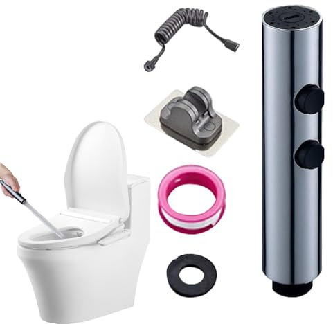 Handheld Bidet Sprayer, Bidet Toilet Sprayer, Stainless Steel Bidet, Toilet Bidet Shower, Adjustable Water Pressure Sprayer, Bathroom Bidet Sprayer, Diaper Cleaning Bidet, Bidet For Diaper Cleaning
