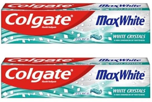 x2 Colgate Max White with White Crystals 100ml Each Toothpaste