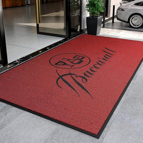 HARVEST HOUSE Personalisierte Fußmatte mit Logo zum Selbst Gestalten - Schmutzfangmatte - Fussmatte Innen und Außen