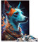 2000-teiliges Puzzle für Erwachsene, Jack Russell Terrier, Heimdekorationspuzzle, geeignet für Paare, 27,56 x 39,37 Zoll, geeignet für und Jugendliche ab 14 Jahren
