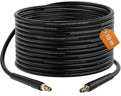 20M High Pressure Washer Replacement Hose for Karcher K Series K2 K3 K4 K5 K6 K7, High-Pressure Reinforced Hose with Quick Click Plug Connector,Jet Wash Pipe Cleaning Car Road Garden