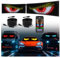 XAXVSTS 2pcs Led Augen für LKW,37 X 9cm, Devil Eyes LED Anzeigetafel mit Bluetooth-App,USB 5V,LED Laufschrift für Auto Werbung & Party-Deko