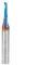 Amana Tool 51411-K Spektra Coated SC Spiral O Single Flute, Plastic Cutting 1/8 D x 1/2 CH x 1/4 SHK x 2 Inch Long Up-Cut CNC Router Bit with Mirror Finish
