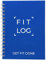 Fitness Journal & Workout Planner - Designed by Experts Gym Notebook, Workout Tracker, Exercise Log Book for Men Women - Blue