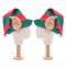 Toyvian Weihnachtsmütze Elf Mütze mit Clown Ohr Hüte Nikolausmütze Weihnachtshüte Weihnachtsschmuck Xmas Party Deko für Kinder Erwachsene Weihnachten Kostüm Zubehör