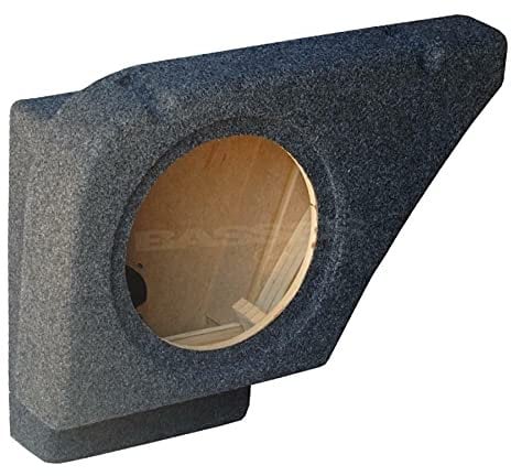 Inex Inexaccessories Custom Fit MDF 10 in Rear Subwoofer Enclosure Bass Box IX-ENC-SKOOCTAVIA1W