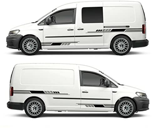 BANIKOP Karosserie Aufkleber Für VW Caddy MK1 MK2 MK3 MK4 2 3 4 Maxi Kombi Camper Van Grafiken Vinyl-Aufkleber Autoaufkleber