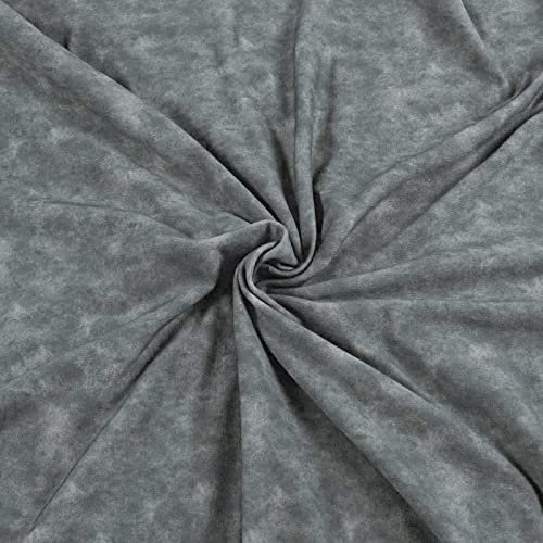 0,5m Sweat-Stoff marmoriert Meterware Oeko-Tex Sweatstoff Sweat Farbwahl, Farbe:003 - grau