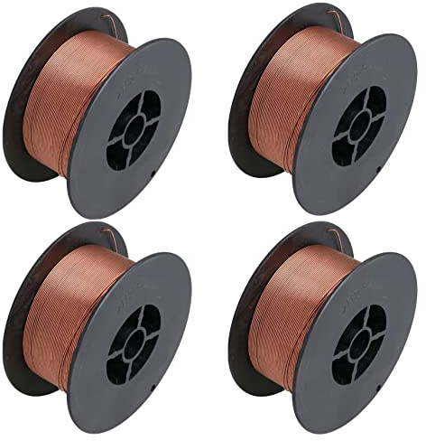 0.6mm Mild Steel Mig Welder Welding Wire Spool Gas Argon CO2 1.0kg Reel 4pk