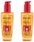 L'Oréal Paris Elvive Olio Straordinario Capelli Colorati Formula con 6 Oli di Fiori Preziosi Azione Illuminante Nutriente Trattamento Senza Risciacquo Protezione Colore Filtro UV - 2 Flaconi da 100ml
