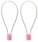 SISAV 4 Digit Cable Combination Locks 20 inches(50cm) Cable for School Gym Locker,Helmet,Filing Cabinets,Toolbox,Luggage Suitcase,knapsack,Cable 3mm Diameter,Pink(2 Pack)