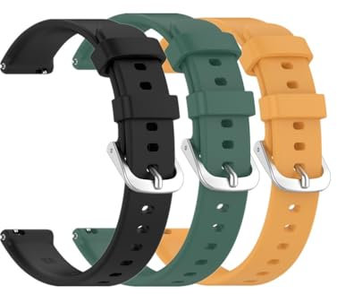 Huwokxix Watch Strap compatible with Garmin Lily 2,Silicone Band Adjustable Sports Wristband Replacement Band for Garmin Lily 2