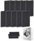 BARRU 10Pcs Filtro para secadora Bauknecht Privileg Whirlpool HX 481010354757 Secadora con bomba de calor,225 x 107 x 8 mm Filtro de esponja y estera para Secadoras de Condensación y Bomba de Calor