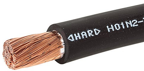 COWIK Schweißkabel/Massekabel 16 mm², 25 mm², 35 mm², 50 mm², 70 mm², 95 mm² H01N2-D -HAR- (nach VDE 0282 Teil 6) - Meterware – (Querschnitt 35 mm²)