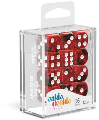Oakie Doakie Dice Unisex – Erwachsene W6 Würfel 16 mm Gemidice, Vampire