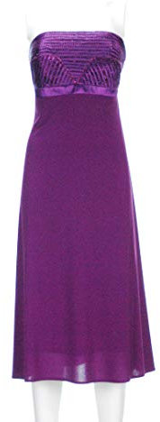 CERIMONIA Abito Vestito Donna Viola Ciclamino Donna 46