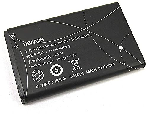 Batería compatible con Huawei Ideos X2 U8500 U3100 U7510 HB5A2H alta capacidad 1150 mAh con kit de montaje incluido