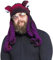 Bprtcra Handgewebte Gestrickte Mütze, Erwachsene Unisex Lustige Cartoon Octopus Lange Tentakel Augen Hut Cosplay Hut Party Requisiten (Tippe E)