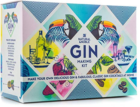 Deluxe Gin Making Kit. Botanical Blends, Fruits and Syrup Bases to Make Fabulous Tasting Gin Drinks & Cocktails.